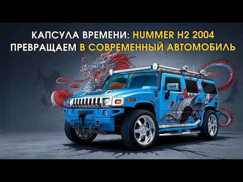 Видео: Тюнинг Hummer H2 2004: Современные технологии в легендарном внедорожнике | Апгрейд от Bloodhound