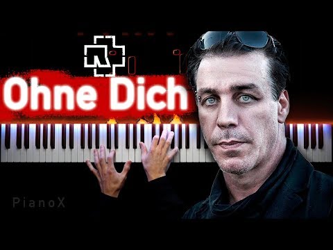 Видео: Rammstein - Ohne Dich | На пианино