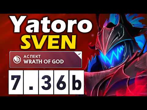 Видео: Яторо на Новом Свене, Нашел Имбу! - Yatoro Sven 7.36 ДОТА 2