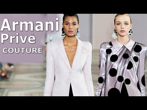 Видео: Armani Prive Couture Модный показ осень-зима 2019-2020 в Париже