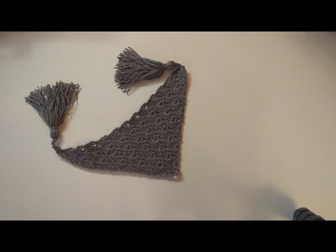 Видео: МК узор для шали, бактуса или плотка крючком. МК шаль, бактус или платок. Урок 2