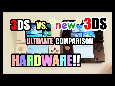 Видео: 3DS против НОВОЙ Nintendo 3DS — ПОЛНОЕ СРАВНЕНИЕ [Аппаратное обеспечение]