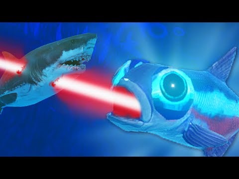 Видео: НОВАЯ СЕКРЕТНАЯ РЫБА АТАКУЕТ АКУЛУ ЛАЗЕРОМ, ОБНОВЛЕНИЕ | Feed and Grow Fish