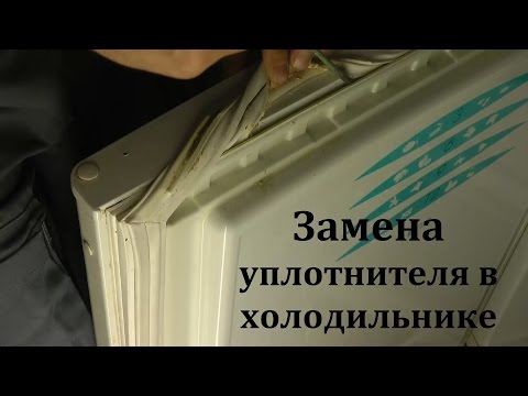 Видео: замена уплотнителя в холодильнике