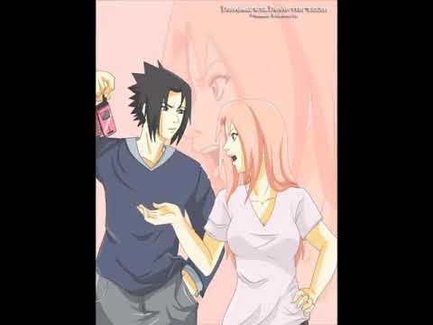 Видео: Саске и Сакура,клип "Зачем ей все шелка"