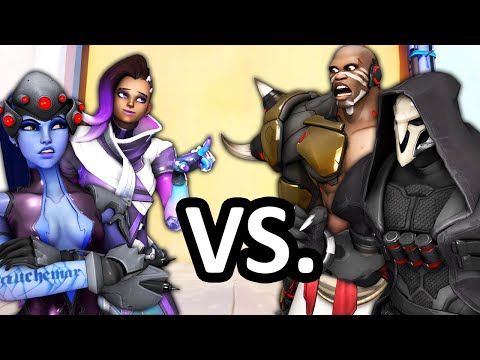 Видео: Мужчины против женщин в Overwatch 2