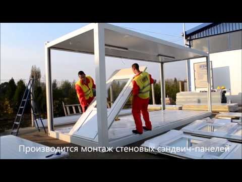 Видео: Mодульныe здания из блок-контейнеров