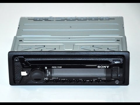 Видео: Обзор автомагнитолы Sony cdx-G1000UE