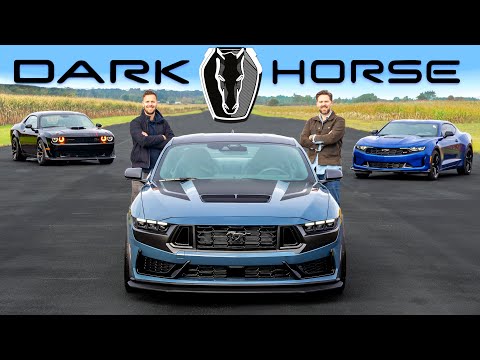 Видео: Mustang Dark Horse 2024 года // V8 DRAG RACE, обзор и время круга
