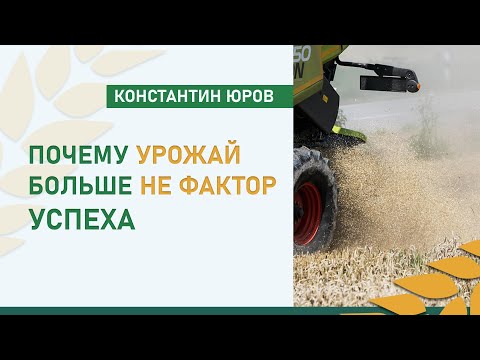 Видео: Почему урожай больше не фактор успеха | Константин Юров о корректировке регулирования рынка зерна