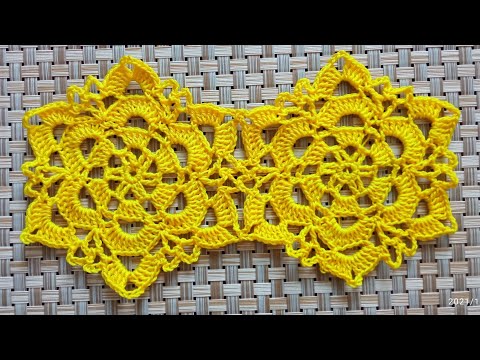 Видео: Красивый шестиугольный мотив крючком