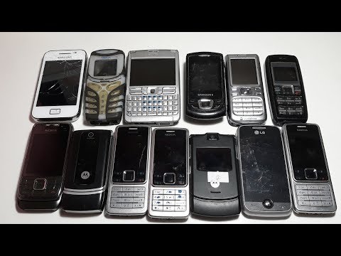 Видео: Огромная посылка телефонов Nokia с аукциона. Nokia E61-1. Nokia 6300. Nokia 6234. Nokia Е66