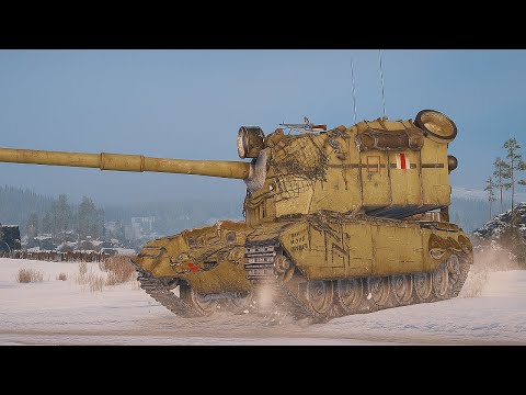 Видео: FV4005 Stage II: Одинокий король на ледяном троне • World of Tanks