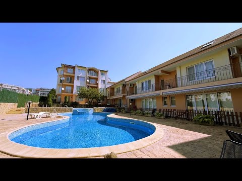 Видео: Квартира с видом на море в комплексе Залив, Святой Влас.