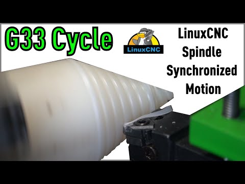 Видео: LinuxCNC - Синхронизированное движение шпинделя G33