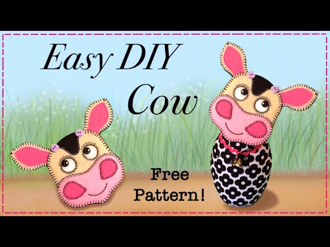 Видео: Веселый швейный проект || Няня для коровы || БЕСПЛАТНЫЙ ШАБЛОН || Полное руководство с Lisa Pay