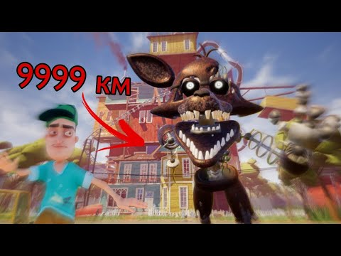 Видео: Безумный Фокси в hello neighbor!