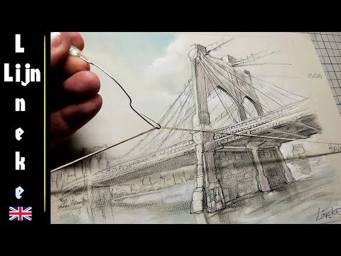 Видео: Easy BRIDGE для начинающих. Перспективное рисование.