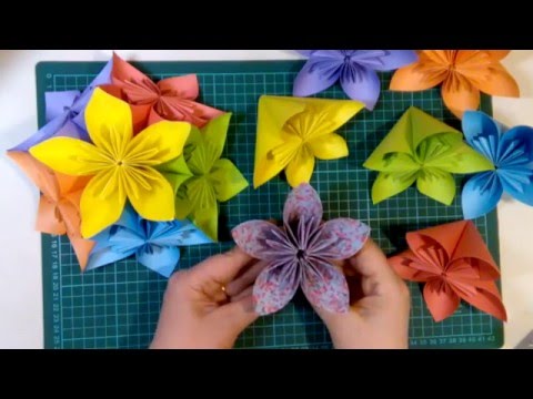 Видео: Оригами  Кусудама. "Цветок"