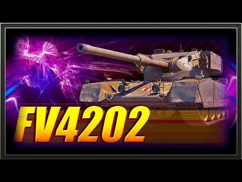 Видео: НЕМНОГО FV 4202 НА ХЭШАХ 🔴 TANKS BLITZ