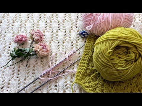 Видео: Вау! 🥰 Какой красивый узор!🍓 Ажурный узор спицами!  Knitting pattern