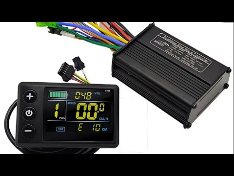 Видео: Замена универсального контроллера на FOC Sine Wave с цветным S866 дисплеем.