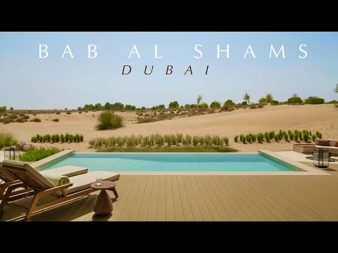 Видео: [Дубай/ОАЭ] Пустынные инфинити-пул виллы Bab Al Shams — роскошный курорт [4K]