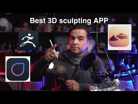 Видео: Лучшее приложение для 3D-скульптуры на iPad — Z Brush, Forger и Nomad (1#)
