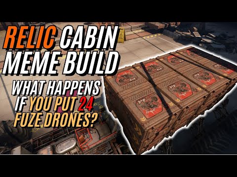 Видео: Что произойдёт, если разместить 24 дрона FUZE на реликтовой хижине? - Crossout