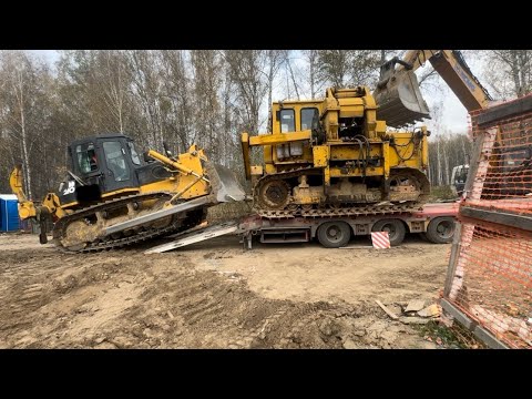 Видео: Как загрузить не работающий трубоукладчик ?