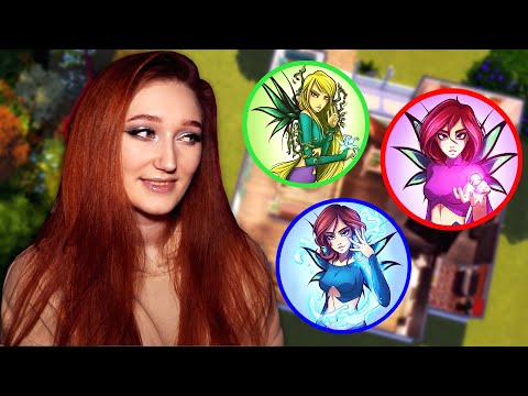 Видео: Построила дом в Симс 4, где каждая комната это одна из чародеек