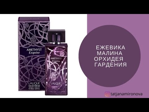 Видео: Lalique Amethyst Exquise. Ежевика. Малина. Гардения.