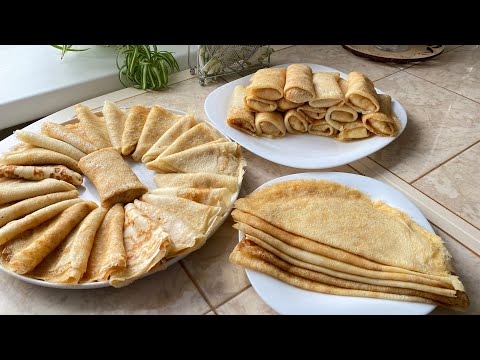 Видео: Замечательный рецепт блинов. Вкусные блины на молоке.