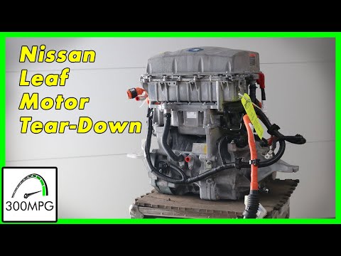 Видео: Разборка силового агрегата Nissan Leaf (до двигателя EM57)
