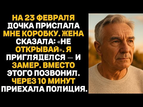 Видео: На 23 февраля дочка прислала мне коробку. Жена сказала_ «Не открывай! Ты что, не видишь_!»