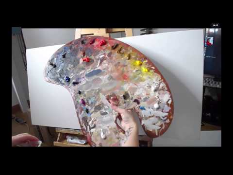 Видео: Как нарисовать портрет маслом ВЕСЬ ПРОЦЕСС урок для начинающих / Art Shima