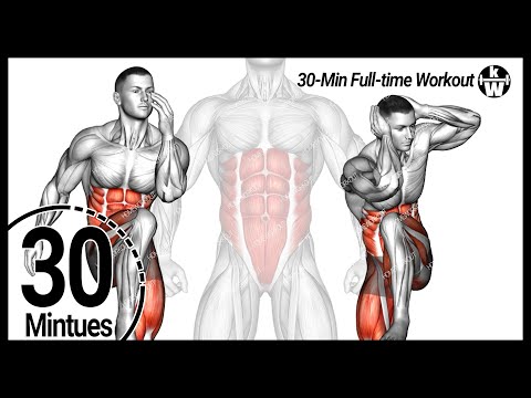 Видео: 30 минут! Тренировка пресса стоя ➜ Легко накачайте пресс дома.