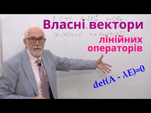 Видео: ЛАЛП23. Власні вектори лінійних операторів.