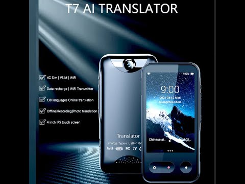 Видео: Translator T7,  интеллектуальный  переводчик речи, Translate, c AliExpress. T7 A1 TRANSLATOR