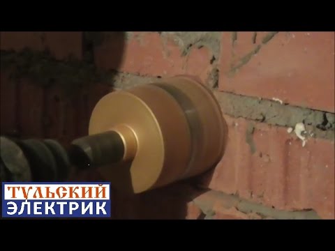 Видео: Алмазная коронка практика