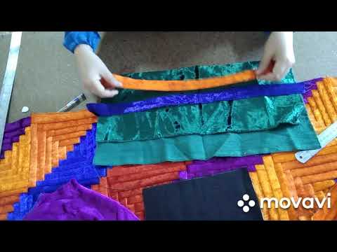 Видео: №65 Жыртыс құрақ Тегін мк Толық видео Печворг patchwork kvilt diy sewing zigzag typical janome