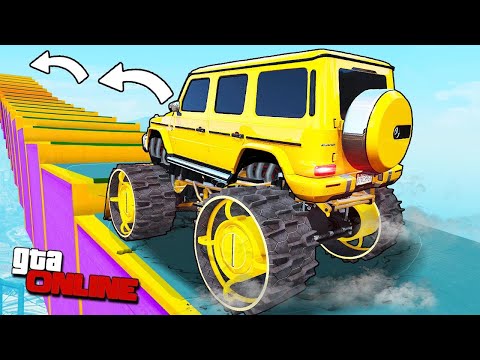 Видео: КАК ДАЛЕКО СМОЖЕТ ЧИТ МОНСТР ТРАК ЗАБРАТЬСЯ ПО СТУПЕНЬКАМ ЛЕСТНИЦЫ? ЭКСПЕРИМЕНТЫ ГТА 5!