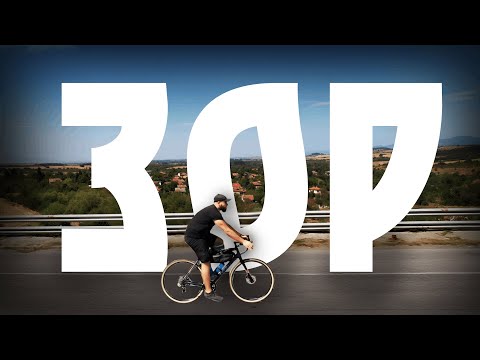 Видео: 120кг Мъж Изминава 160км на Колело