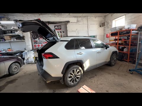 Видео: Разбор и шумоизоляция дверей, крышки багажника Toyota RAV4 (XA50) материалами клиента.