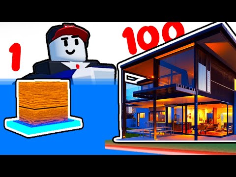 Видео: Постройки В 1 10 100 Блоках в Build a boat Roblox