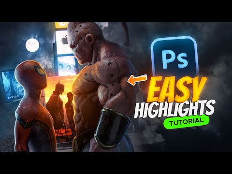 Видео: Простой способ нарисовать блики! в фотошопе