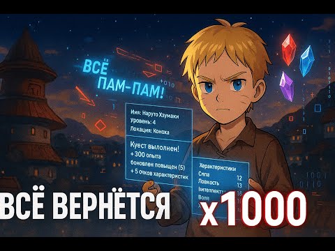 Видео: #1 Всё вернётся ×1000 | Naruto × The Gamer (Фанфик)
