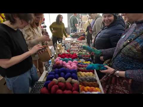 Видео: Moscow wool market “Sherstyanoi Bazar”/ Шерстяной базар в Москве март 2024 #sherst_bazar