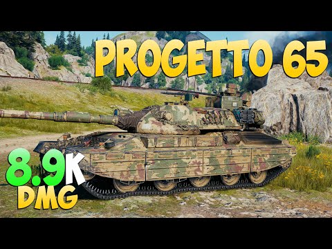 Видео: Progetto 65 - 7 Kills 8.9K DMG - Подлинный! - Мир Танков