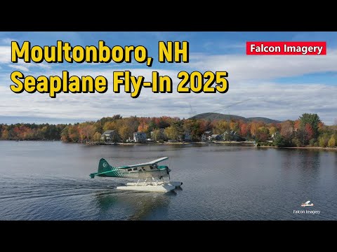 Видео: Полёт на гидросамолёте в Моултонборо, Нью-Гэмпшир, 2025 г.